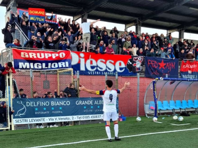 Serie D, dodicesima vittoria consecutiva per il Sestri