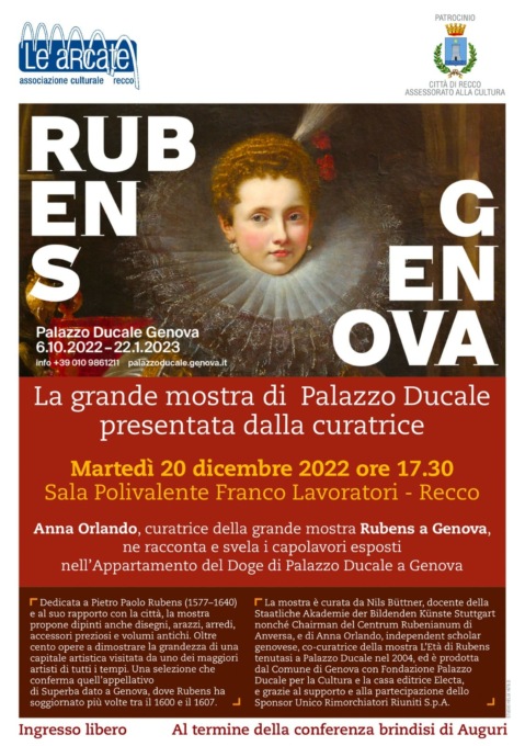 A Recco un incontro incentrato sulla mostra “Rubens a Genova”