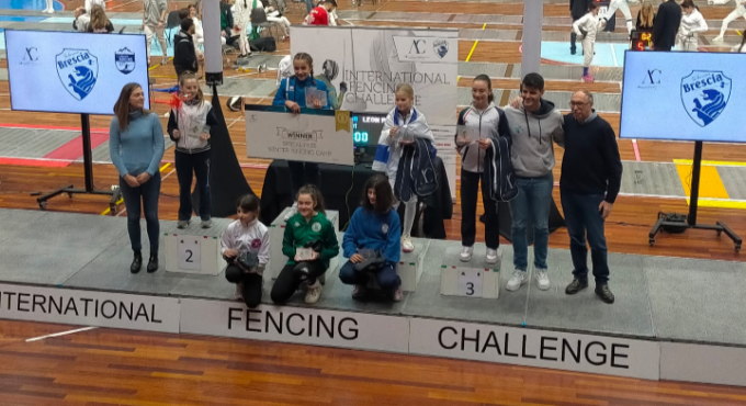 Chiavari Scherma, Nora Canepa ottava classificata al torneo internazionale Fencing Challenge