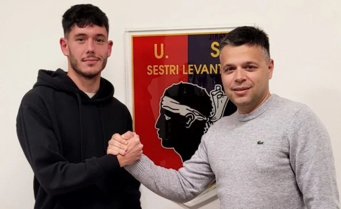 Sestri Levante, in attacco l’ex Milan Riccardo Forte