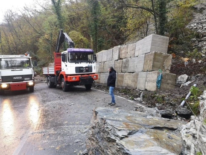 Strada provinciale 77 di Boasi, stasera la riapertura