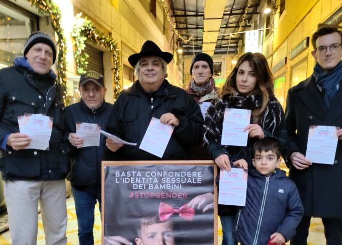 “No alla Carriera Alias”, il presidio di Pro Vita