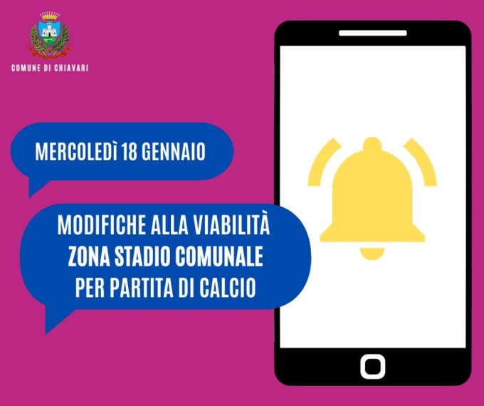Chiavari, modifiche alla viabilità nella zona dello stadio comunale