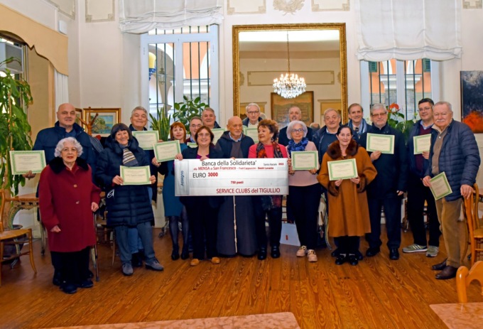 Oltre 3mila euro in buoni pasto dalla Cena dei Service Club
