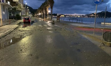 Forte mareggiata, danni in tutto il Levante