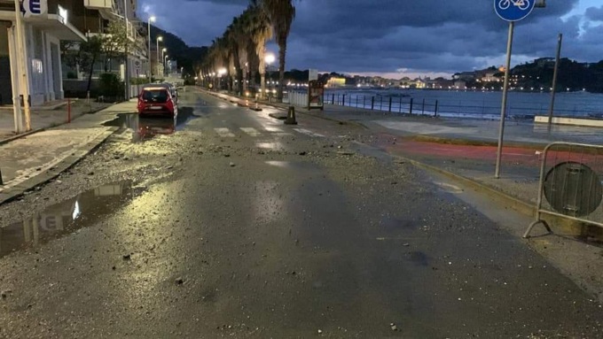 Forte mareggiata, danni in tutto il Levante