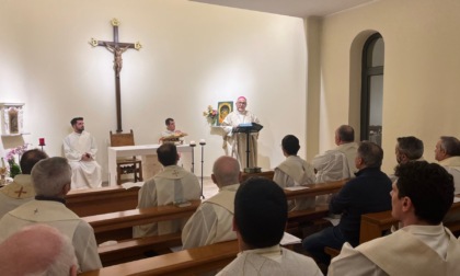 I preti della diocesi di Chiavari  a Varigotti per la Tre Giorni del Clero
