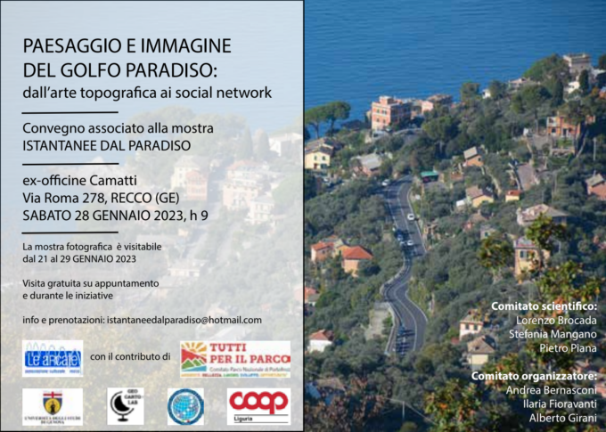 Recco, sabato 28 il convegno “Paesaggio e Immagini del Golfo Paradiso”