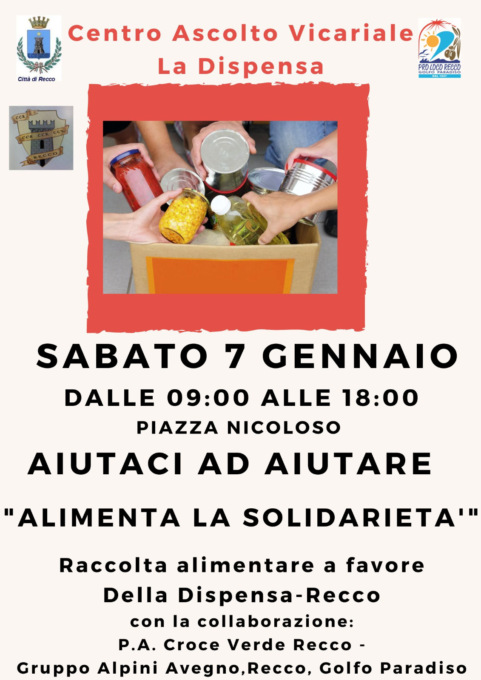 Recco, arriva la raccolta alimentare per le famiglie bisognose