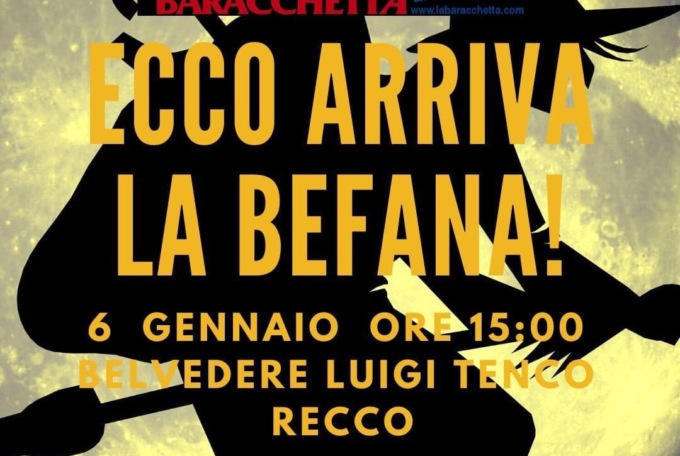 Recco, domani “Ecco arriva la Befana!”