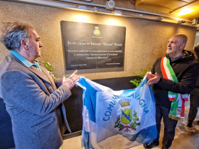 Una targa in ricordo di Ernani “Nanni” Paggi
