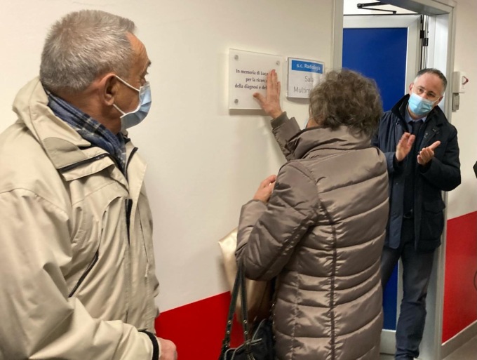 Ospedale di Lavagna, inaugurata la nuova aula multimediale “Luca Rosa”
