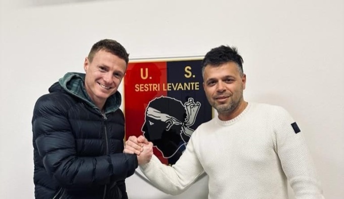 Sestri Levante, a centrocampo arriva Silvano Raggio Garibaldi