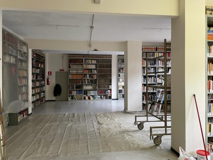 Iniziati i lavori alla Biblioteca di Camogli