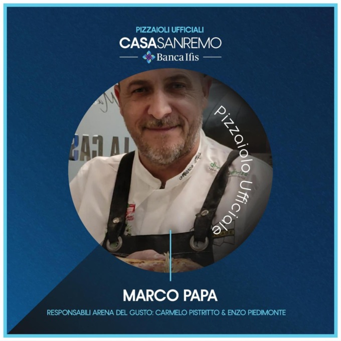 Da Chiavari il pizzaiolo ufficiale di Sanremo