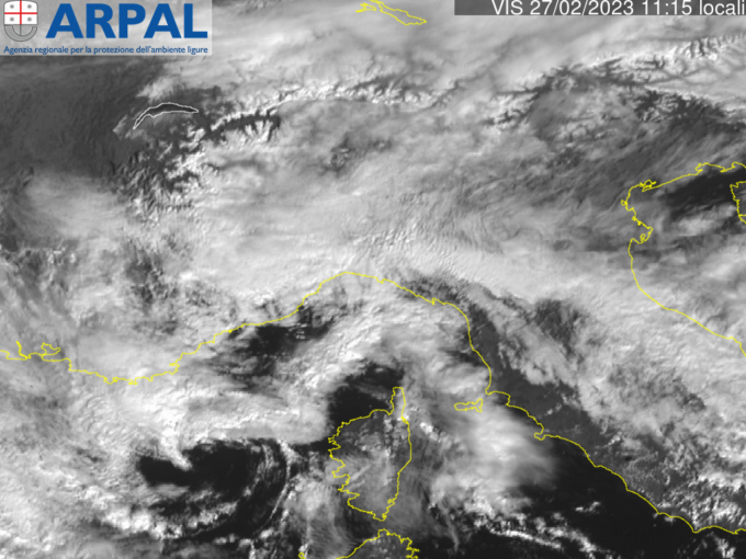 Arpal, meteo: l’avviso per vento di burrasca forte prosegue anche martedì 28 febbraio