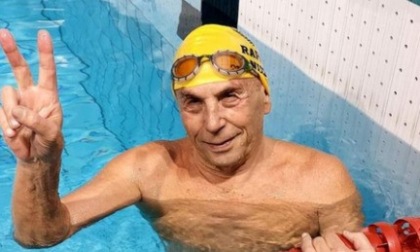 Rapallo Nuoto, Salvatore Deiana centra due record italiani nei Master M80