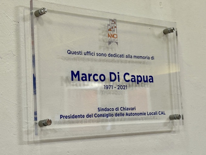 Anci Liguria, gli uffici intitolati alla memoria del Sindaco Di Capua