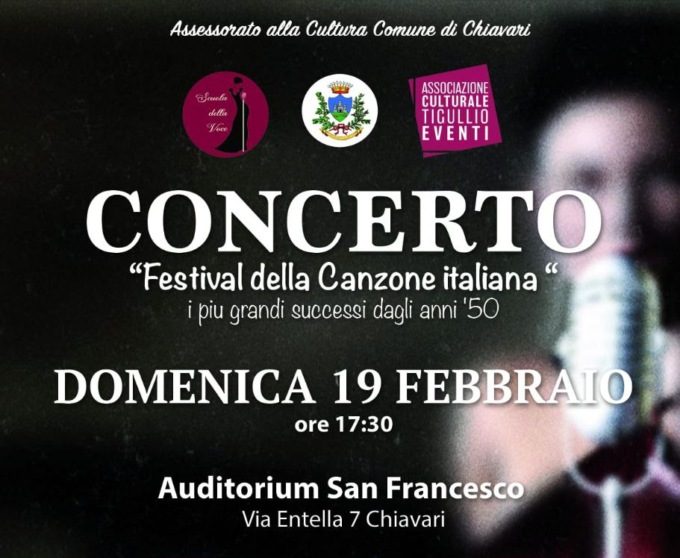 Chiavari, arriva il Festival della canzone italiana