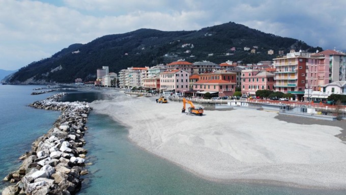 Lavori difesa mare Chiavari, il punto