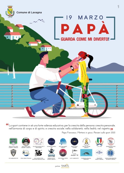 Papà, guarda come mi diverto: il progetto del Comune di Lavagna