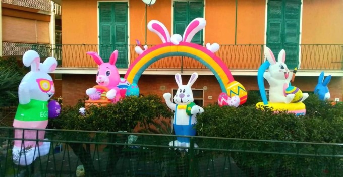 Pasqua si avvicina, è tornata la creazione a tema in Corso Buenos Aires
