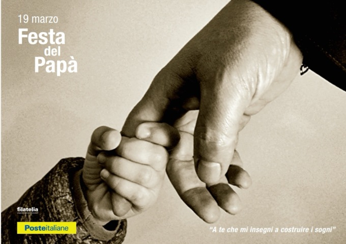 Poste, la cartolina dedicata ai papà
