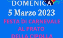 Domenica 5 marzo il Carnevale al Prato della Cipolla