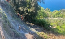 Camogli, messa in sicurezza del fronte roccioso in prossimità del Belvedere