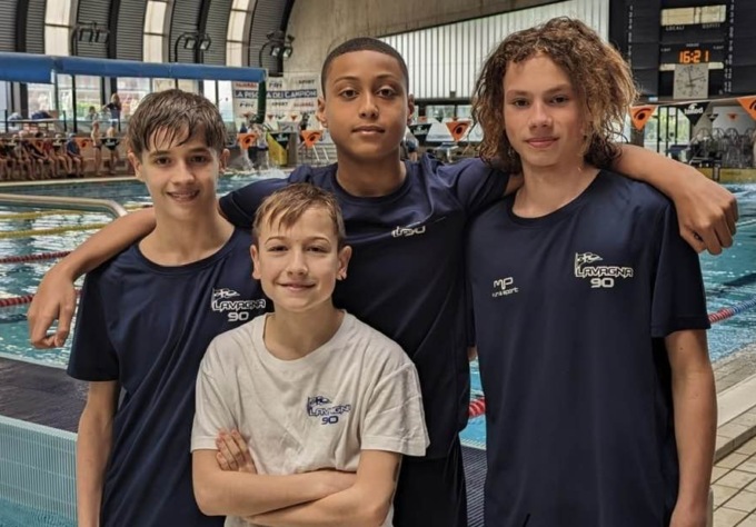 Lavagna ’90, battuto il record nella 4×100 stile libero