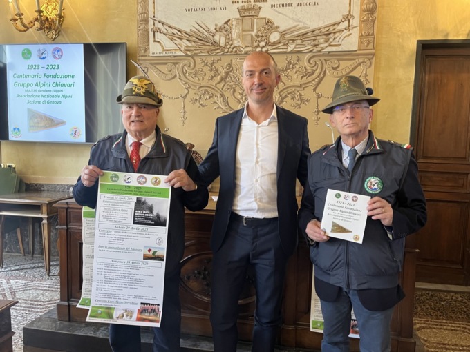 Chiavari celebra il centenario del gruppo Alpini M.A.V.M. Gerolamo Filippini