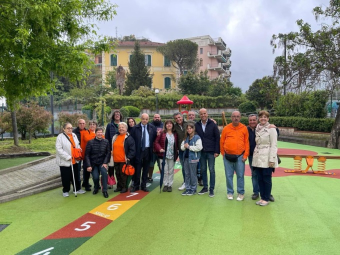 Rapallo, inaugurati i nuovi giochi al Parco De Martino