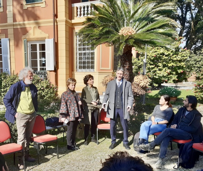Nicola Clemenza e Adriano Patti al quarto seminario de La Casa del Pensiero