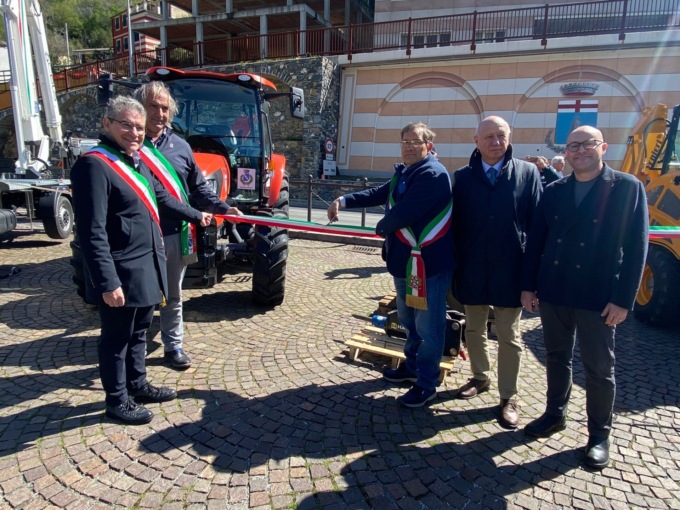 Nuovi mezzi per il Comune di Avegno, Recco e Sori: il video