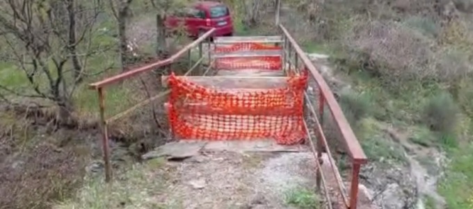 Ritorna in funzione il ponticello sul passo della Spinarola