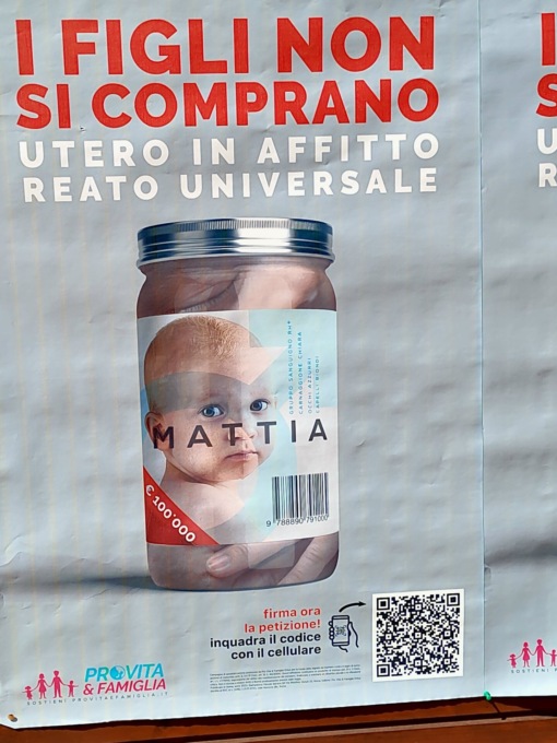 Pro Vita&Famiglia: “I figli non si comprano”