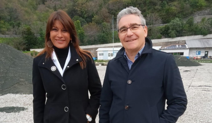 Campo di rugby a Recco, il sopralluogo di Simona Ferro