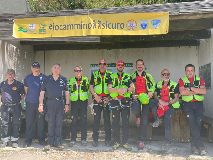 “Io cammino sicuro”, la campagna di sensibilizzazione del Soccorso Alpino e Speleologico Liguria