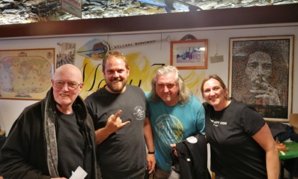 Chris Slade degli AC/DC a Chiavari