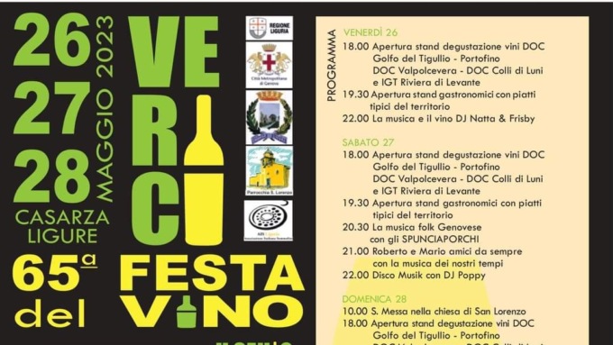 Verici, torna la Festa del vino