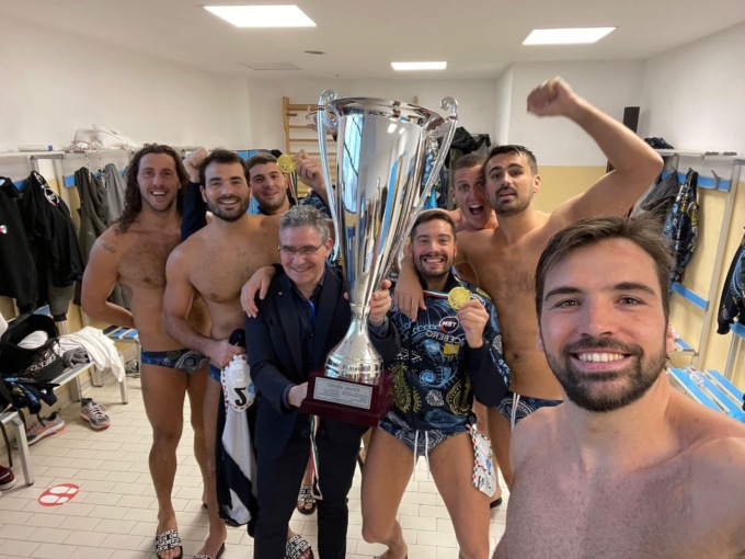 Pro Recco, il logo “La Mia Liguria” sarà sulla calottina bianco-celeste