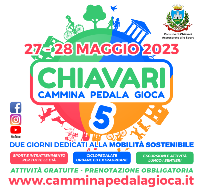 Torna a Chiavari “Cammina, pedala, gioca!”