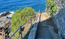 Sentiero pedonale di via Bordigotto, finiti i lavori