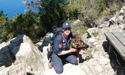 Sestri, controlli dei Carabinieri con cane antiveleno a Punta Manara