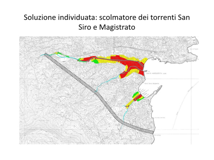 Canale scolmatore di Santa Margherita Ligure, chiesto inserimento in fondi Pnrr