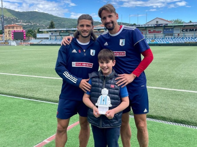 Il piccolo Francesco vince l’Alter Ego Oscar dell’Entella