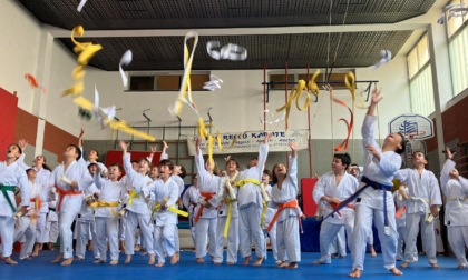 Pro Recco Karate, grande festa per gli esami del passaggio di cintura