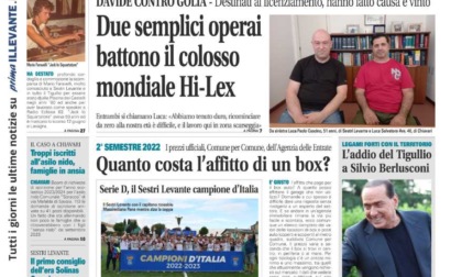 Il Nuovo Levante da oggi in edicola