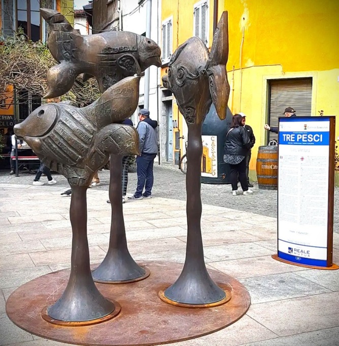 Nuova scultura nel Museo del Parco di Portofino