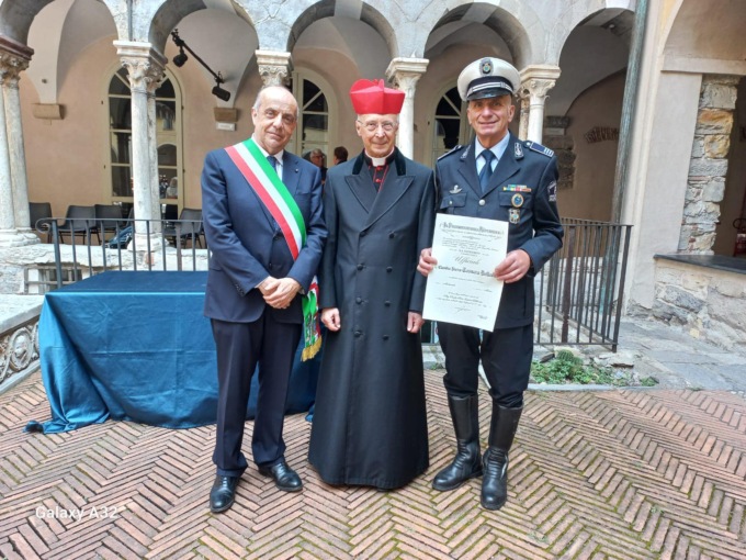 Tassara, comandante dei Vigili di Rapallo, nominato Cavaliere